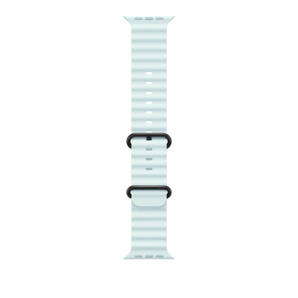 Cumpara Curea Apple pentru Apple Watch 49mm Ice Blue Ocean Band - Black Titanium Finish de la Mesterul Minune