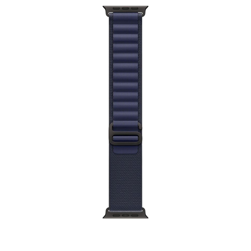 Cumpara Curea Apple pentru Apple Watch 49mm Navy Alpine Loop, Medium, Black Titanium Finish de la Mesterul Minune
