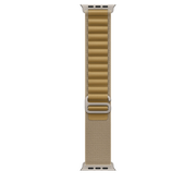 Cumpara Curea Apple pentru Apple Watch 49mm Tan Alpine Loop, Medium, Natural Titanium Finish de la Mesterul Minune