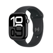 Cumpara Apple Watch Series 10 GPS, 46mm Jet Black Aluminium Case, Black Sport Band - S/M de la Mesterul Minune