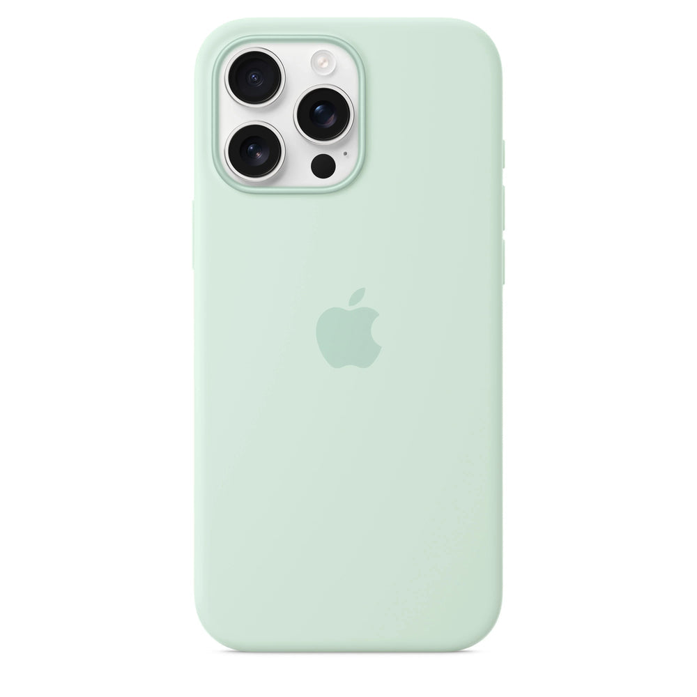 Cumpara Husa de protectie Apple cu MagSafe pentru iPhone 16 Pro Max, Silicon, Aquamarine (SEASONAL) de la Mesterul Minune