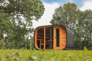 Sauna de exterior Round Cube Double