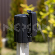 Izolator în cap de stâlp T-Post NEXON modular, negru