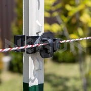 Izolator pentru sârmă gard electric T-post NEXON modular negru