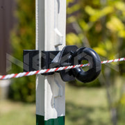 Izolator pentru fir gard electric T-post NEXON modular negru