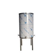 Vas de agheasma INOX 200 L cu suport si 3 robineti