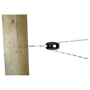 Izolator colț ABS negru medium (mai solid) gard electric NEXON