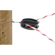 Izolator colț ABS negru medium (mai solid) gard electric NEXON