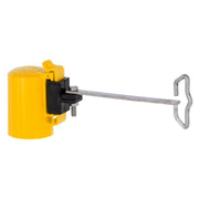 Izolator pentru cap de stâlp T-Post pentru colț modular, galben NEXON