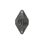 Izolator plat tip diamant negru pentru gard electric NEXON