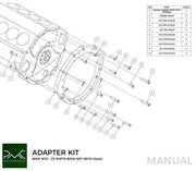 Kit adaptor cutie automata BMW ZF 8HP70 pentru motor BMW V12 M70, conversie diesel N57 / N57N - PM-ZK-030
