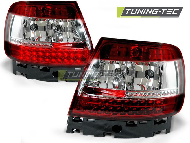 Stopuri rosu-alb pentru Audi A4 11.1994-09.2000 Tuning-Tec - LDAU25