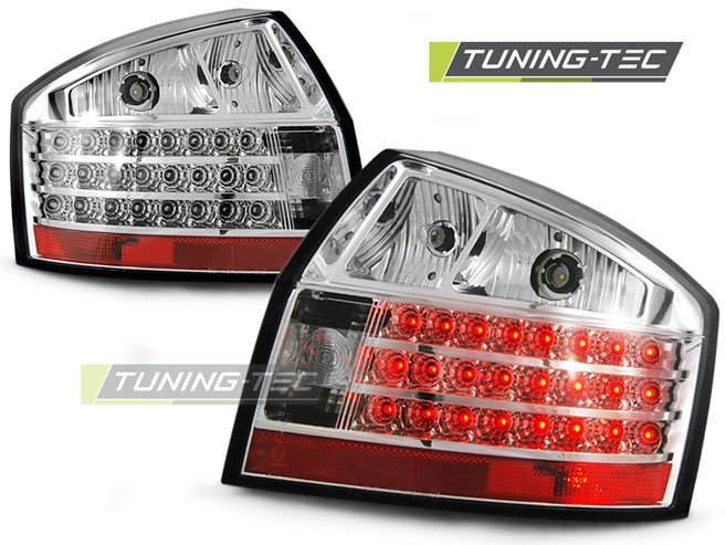 Stopuri cu Led cromate pentru Audi A4 10.2000-10.2004 Tuning-Tec - LDAU26