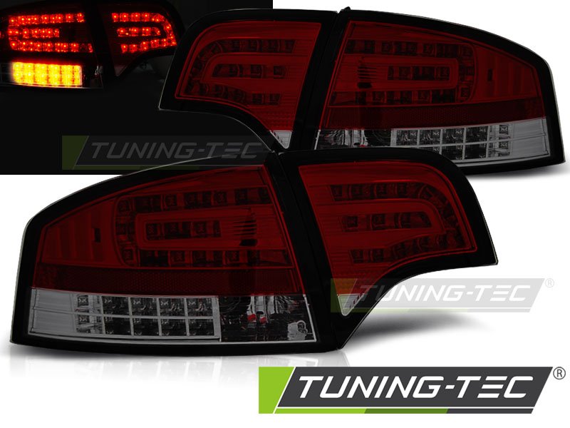 Stopuri cu Led cromate pentru Audi A4 11-2004 - 03-2008 Tuning-Tec - LDAUG8