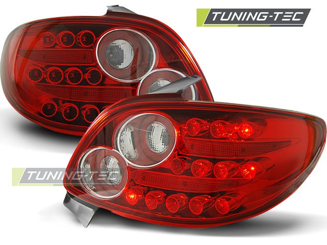 Stopuri cu led pentru PEUGEOT 206 10.98- Tuning-Tec - LDPE13