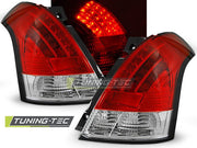 Stopuri pentru SUZUKI SWIFT 05.05-10 rosu/alb cu LED Tuning-Tec - LDSI02