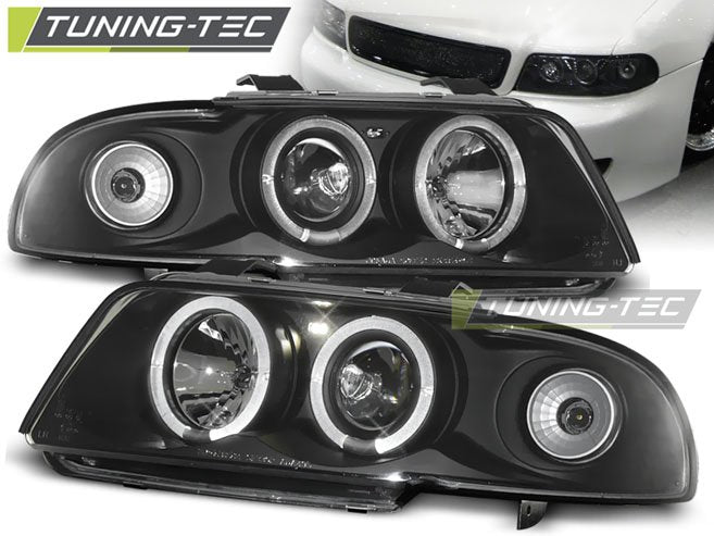 Faruri Angel Eyes pentru Audi A4 B5 Tuning-Tec - LPAU03