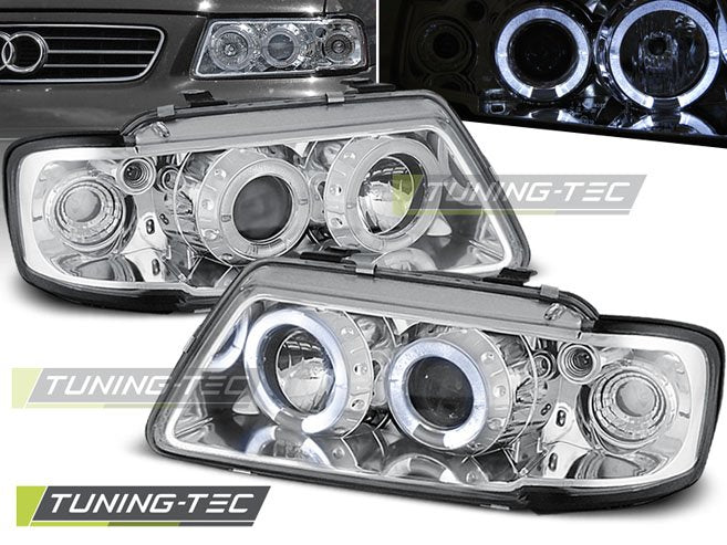 Faruri Angel Eyes pentru Audi A3 08.1996-08.2000 Tuning-Tec - LPAU06