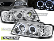 Faruri Angel Eyes pentru Audi A3 08.1996-08.2000 Tuning-Tec - LPAU06