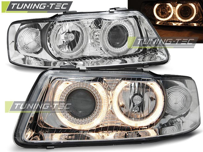 Faruri Angel Eyes pentru Audi A3 09.2000-05.2003 Tuning-Tec - LPAU21