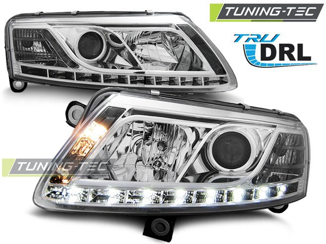 Faruri cu tube led DRL pentru Audi A6 04.2004-2008 Tuning-Tec - LPAU73