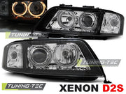 Faruri Angel Eyes pentru Audi A6 06.2001-05.2004 Tuning-Tec - LPAU84