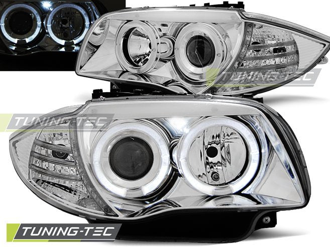 Faruri Angel Eyes pentru BMW E87 E81 2004-2011 Tuning-Tec - LPBM79