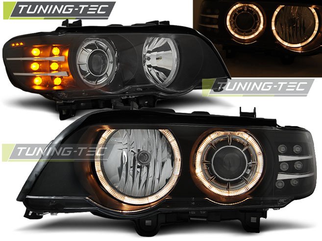 Faruri Angel Eyes pentru BMW X5 E53 09.99-10.03 Tuning-Tec - LPBM88