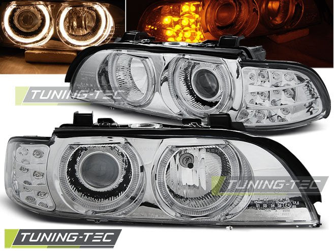 Faruri Angel Eyes pentru BMW E39 09.95 - 06.03 Tuning-Tec - LPBMA5