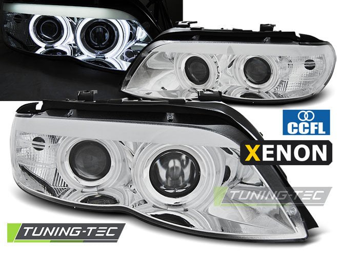 Faruri Angel Eyes pentru BMW X5 E53 11.03-06 Tuning-Tec - LPBMD0