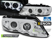 Faruri Angel Eyes pentru BMW X5 E53 11.03-06 Tuning-Tec - LPBMD0
