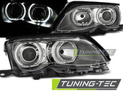 Faruri Angel Eyes pentru BMW E46 09.01-03.05 Tuning-Tec - LPBMD7