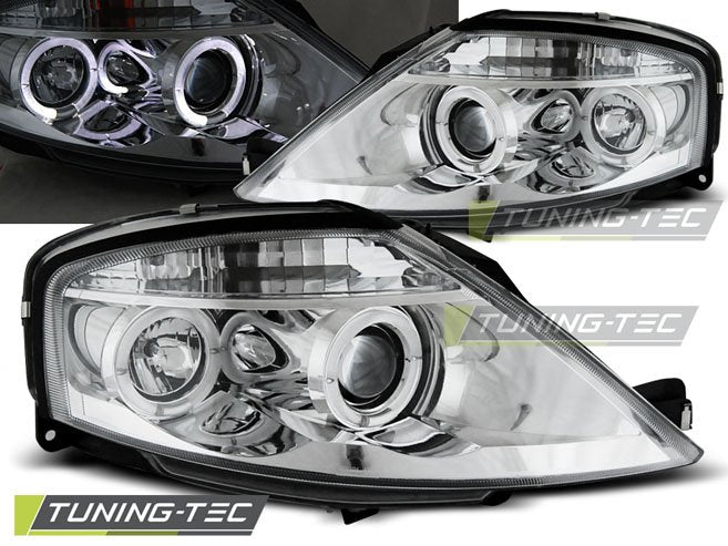 Faruri Angel Eyes pentru Citroen C3 02-09 Tuning-Tec - LPCI05
