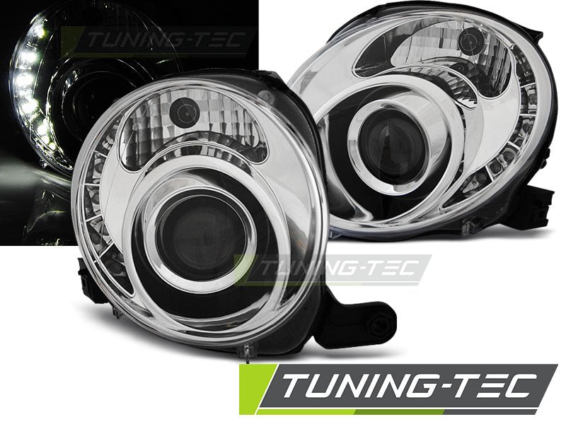 Faruri pentru Fiat 500 2007- Tuning-Tec - LPFI23