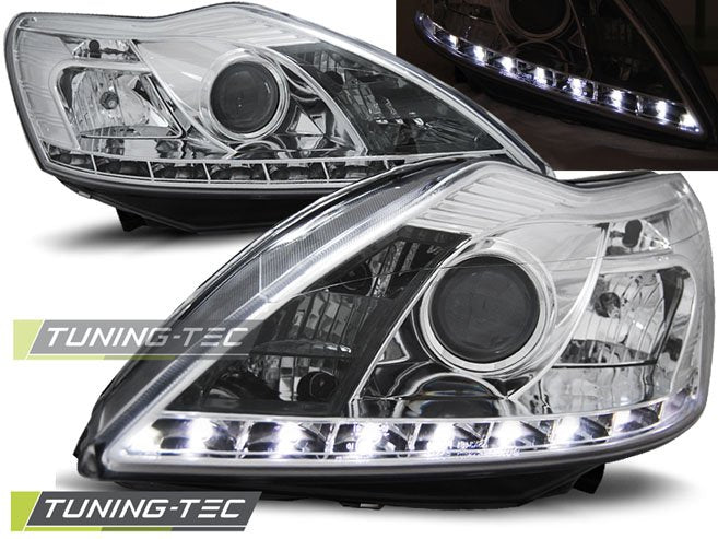 Faruri Daylight pentru Ford Focus II 02.08-10 Chrome Tuning-Tec - LPFO37