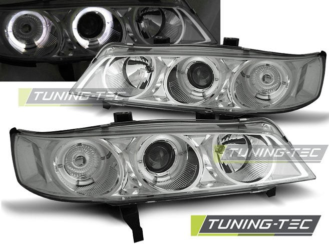 Faruri cu Angel Eyes Chrome pentru Honda Accord 94-97 Tuning-Tec - LPHO19