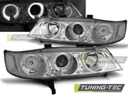 Faruri cu Angel Eyes Chrome pentru Honda Accord 94-97 Tuning-Tec - LPHO19