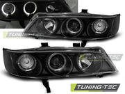 Faruri cu Angel Eyes Negru pentru Honda Accord 94-97 Tuning-Tec - LPHO20