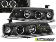 Faruri cu Angel Eyes Negri pentru Opel Calibra 08.90-06.97 Tuning-Tec - LPOP07