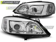 Faruri cu Chrome pentru Opel Astra G 09.97-02.04 Tuning-Tec - LPOP85