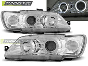 Faruri Angel Eyes pentru PEUGEOT 306 02.93-04.97 Tuning-Tec - LPPE08