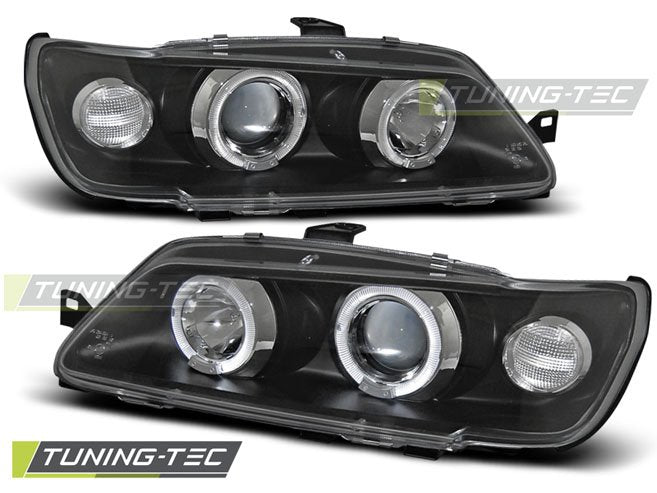 Faruri Angel Eyes pentru PEUGEOT 306 02.93-04.97 Tuning-Tec - LPPE11