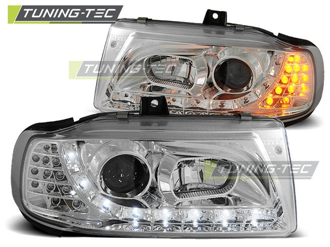 Faruri cu Daylight Chrome pentru Seat Ibiza 10.93-08.99 Tuning-Tec - LPSE15