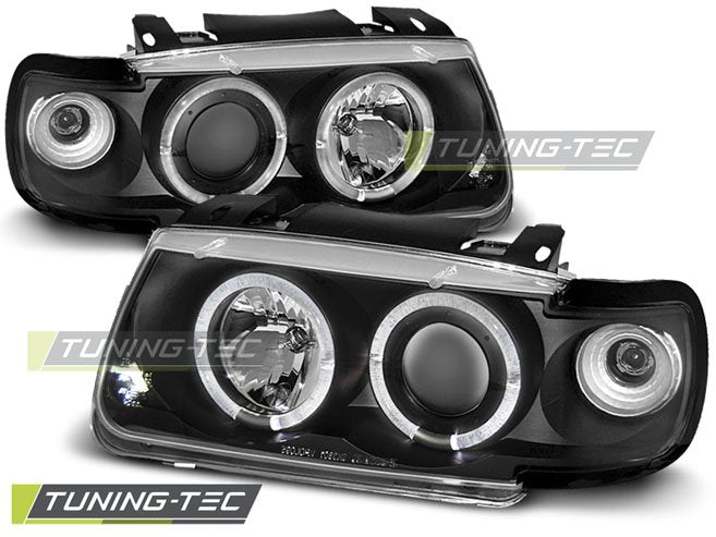 Faruri Angel Eyes pentru Volkswagen Polo 6N Tuning-Tec - LPVW09