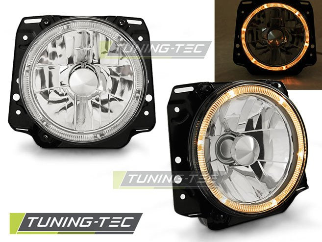 Faruri Angel Eyes pentru Volkswagen Golf II Tuning-Tec - LPVW21