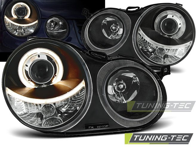 Faruri Angel Eyes pentru Vw Polo 9N 11.01-04.05 Tuning-Tec - LPVW59