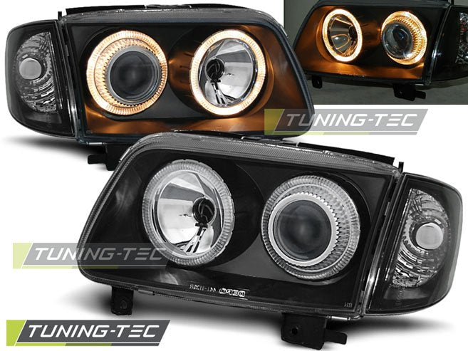 Faruri Angel Eyes pentru Volkswagen Polo 6N2 10.1999-10.2001 Tuning-Tec - LPVW63
