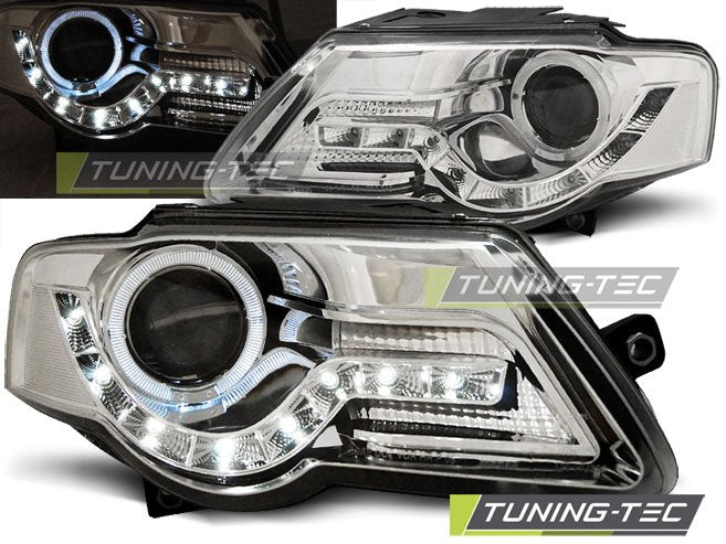 Faruri Daylight cu lupa pentru VW Passat 3C Tuning-Tec - LPVWF6