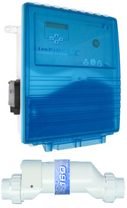 Electrolizor de sare LIMPIDO XC 160 PH cu dozare PH integrata pentru piscine cu volum intre 100mc -160 mc