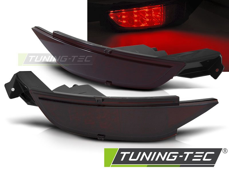 Lumini de ceata LED spate RED SMOKE pentru FORD FIESTA MK7 08-16 - LDFO85